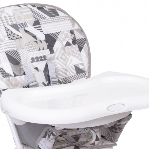 Scaun de masa Graco Snack N Stow Patchwork Grey - Resigilat [3]