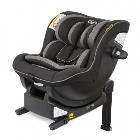 Scaun auto Graco Ascent i-Size exclusiv Rear-Facing Black + Baza Isofix [1]