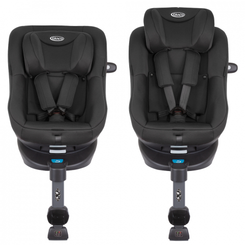 Scaun auto Graco rotativ 360 Turn2Me i-Size Midnight [2]