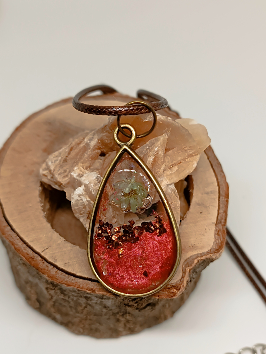 Pandantiv Lacrimă de Aramă: O Frântură de Eternitate [2]