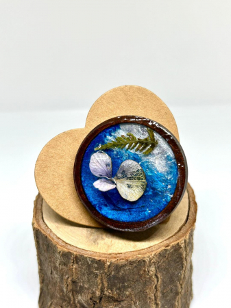 Broșe - Broșă Hortensie