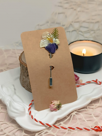 Broșe - Broșe ”Flori de Artă” din flori naturale în rășină epoxidică