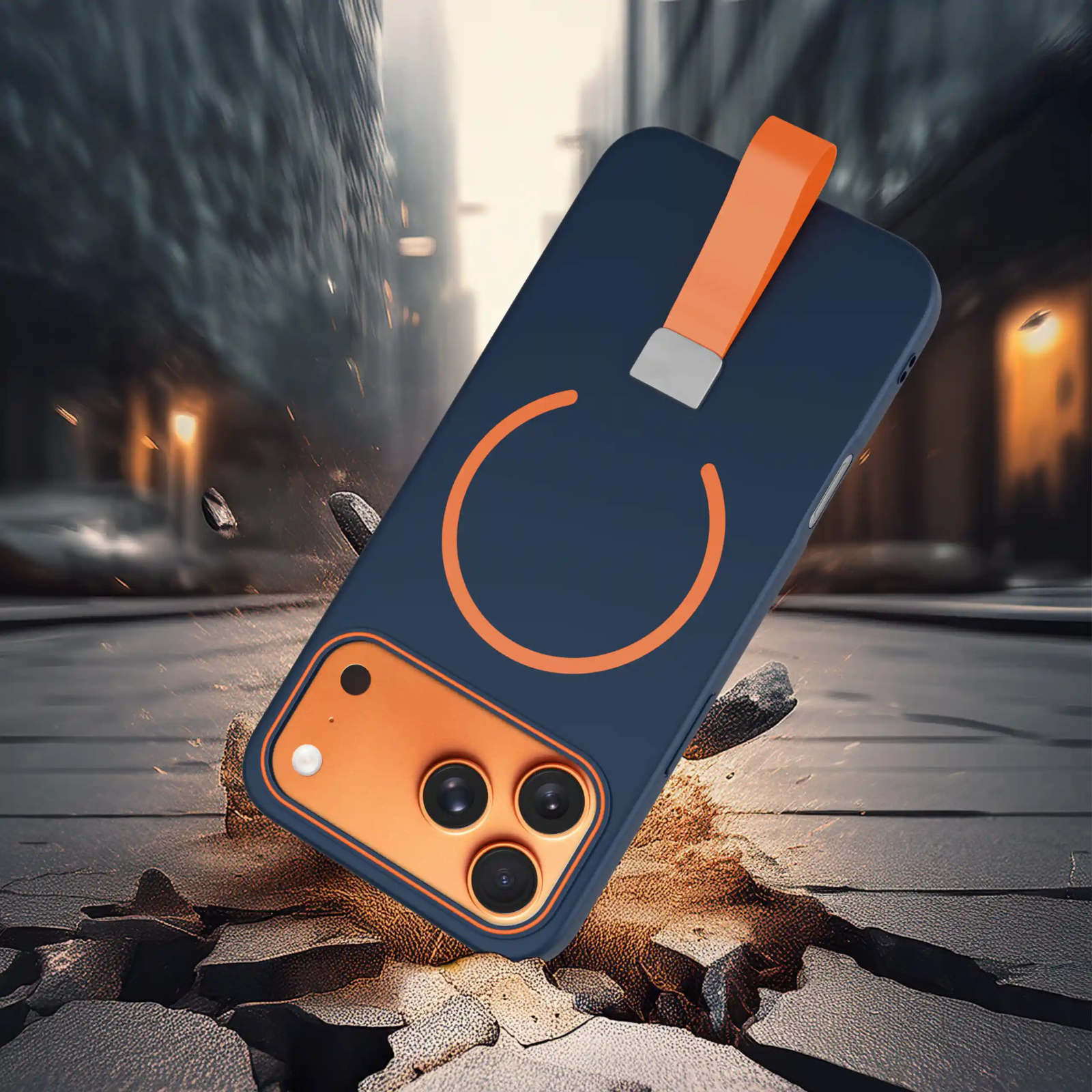 Interiorul Culoarei Loop Thin Mag prezintă un căptușeală din microfibră.