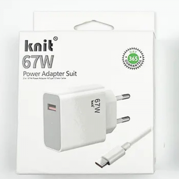 Set Incarcator Retea Super Fast Charger 67W  + Cablu USB to Type-C, 1m [3]