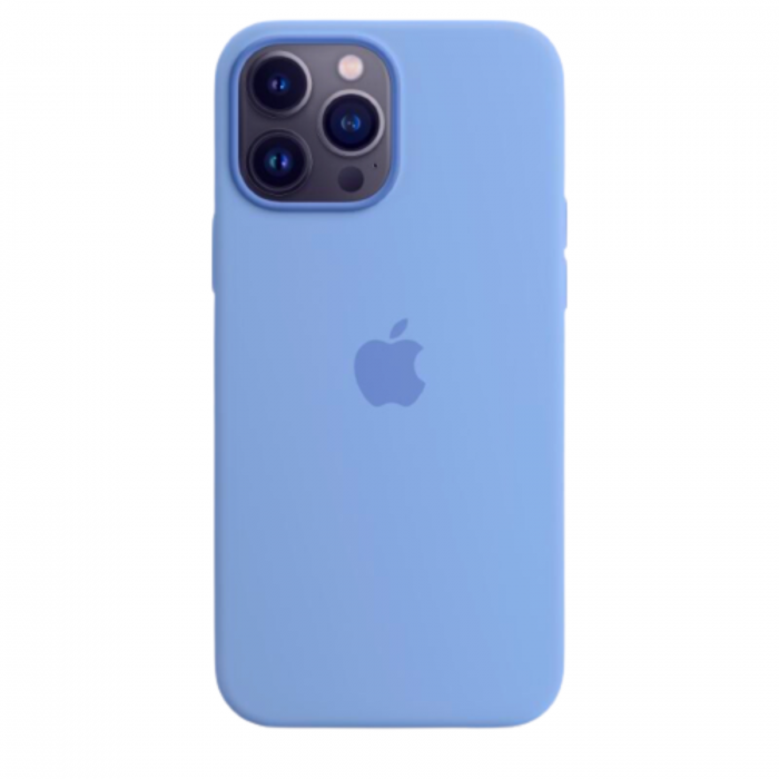 Husa din Silicon pentru iPhone 14 Pro, Electric-Blue [1]