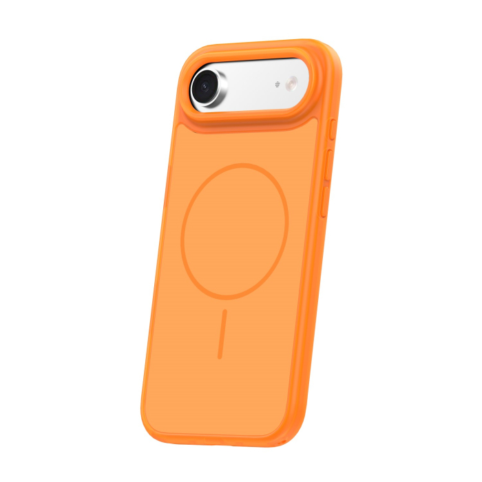 Husa iPhone 17 Air, Frame Thin MagSafe, Orange [2]