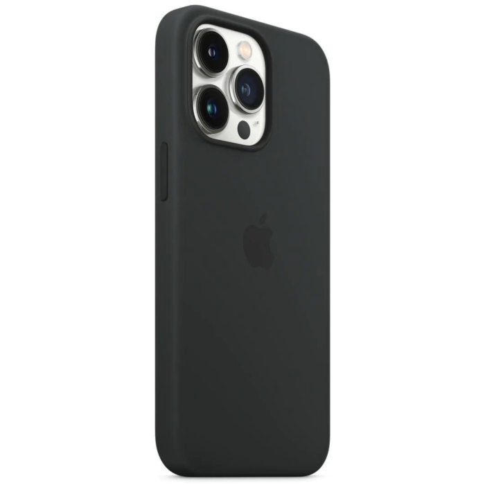 Apple Silicone Magsafe Cover for iPhone 12 Pro Max Black, MHLG3ZE/A [2]