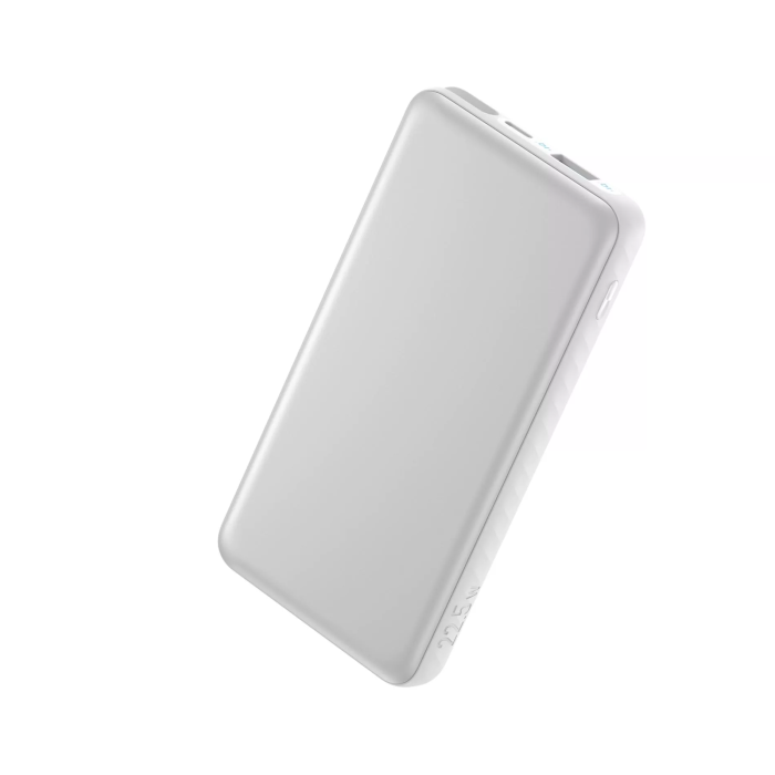 Baterie Externa Anker Zolo 10.000 mAh, 22.5W Cablu USB-C Inclus, Port USB-C, USB-A, Alba [2]