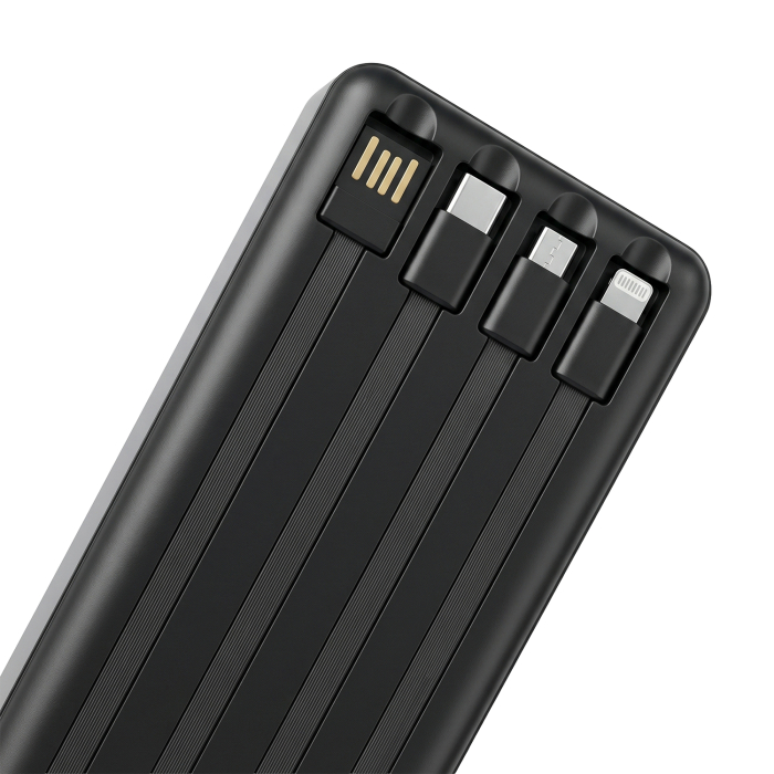 Baterie Externa cu Incarcare Solara Setty SLR 20.000 mAh black [3]