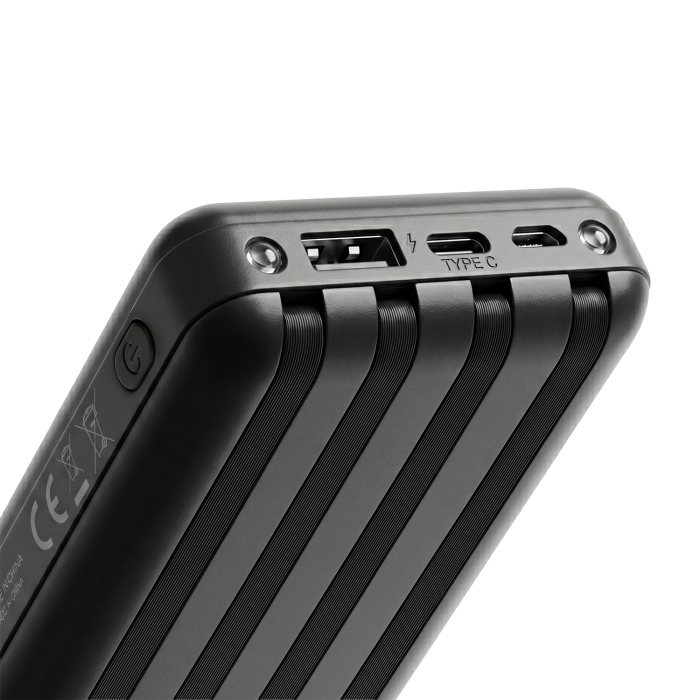 Baterie Externa cu Incarcare Solara Setty SLR 10.000 mAh black [3]