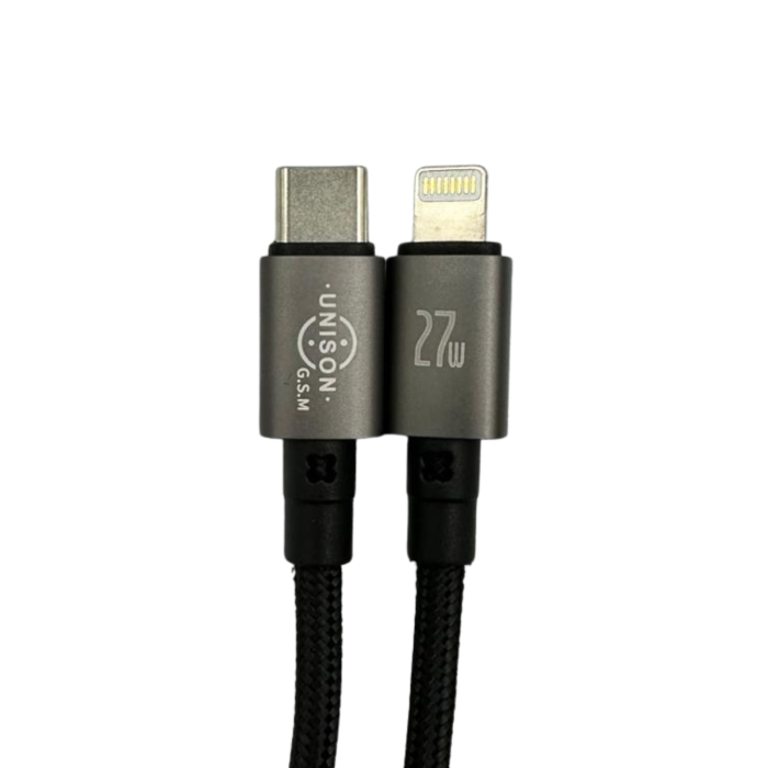 Cablu Type C to Litghtning, 27W Fast Charge, 2 m [2]