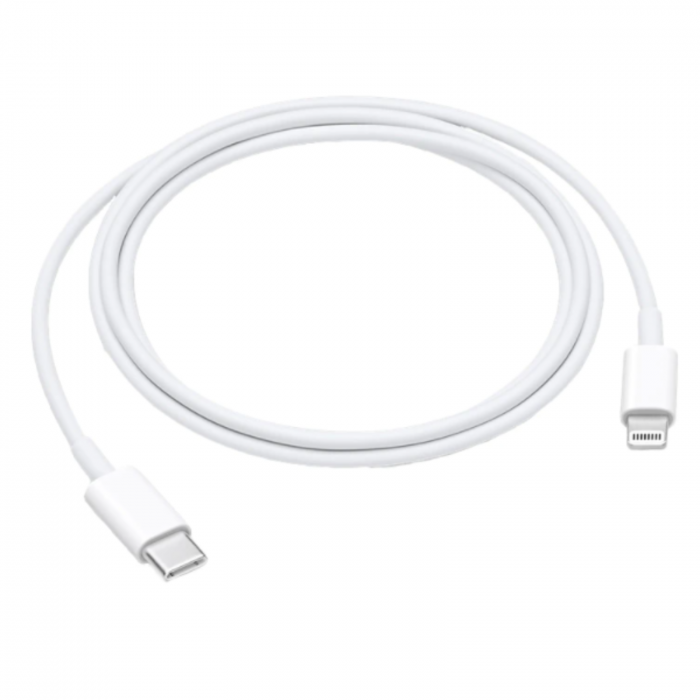 Cablu Type-C To Lightning pentru iPhone 1m, alb [4]