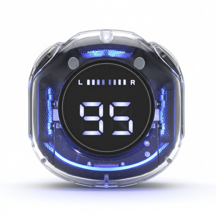 Casti Wireless earbuds BLUE STAR AirCrystal TX1 TWS black [2]
