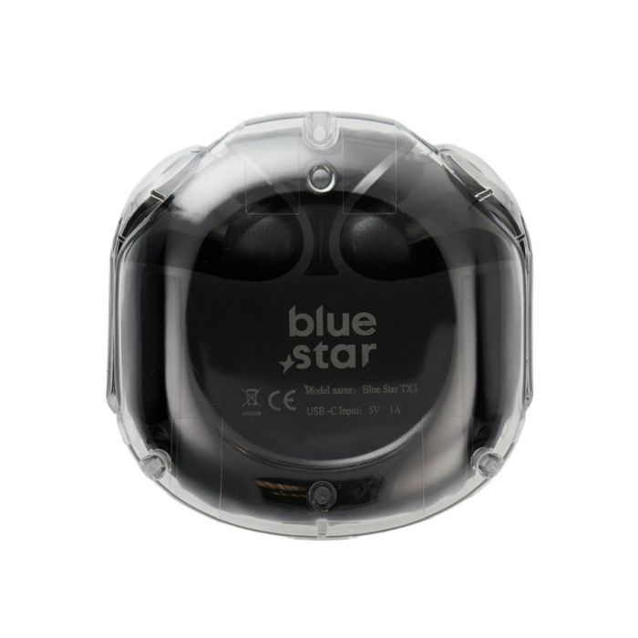 Casti Wireless earbuds BLUE STAR AirCrystal TX1 TWS black [6]