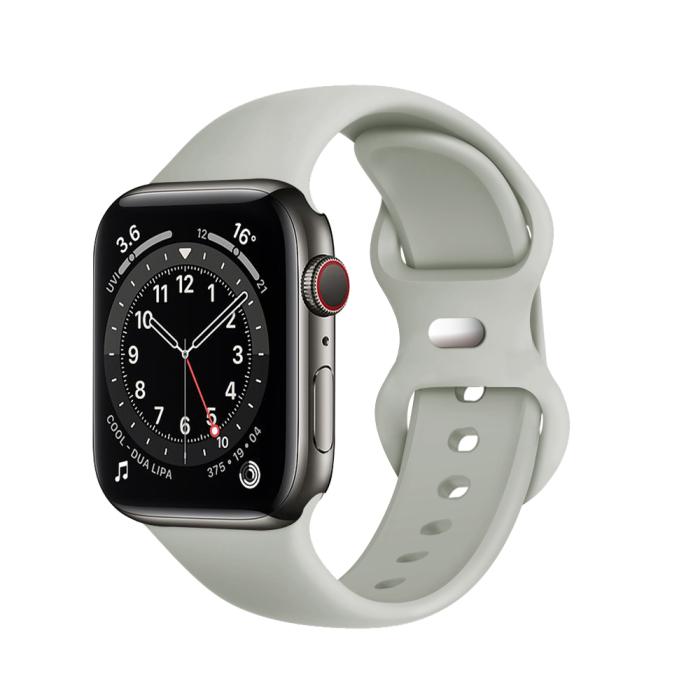 Curea Apple Watch 1/2/3/4/5/6/7/8/9/10/SE/SE 2/Ultra/Ultra 2 (42/44/45/46/49mm) - Gray [6]