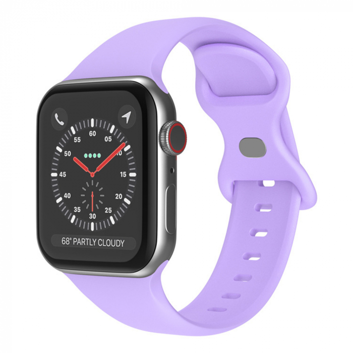 Curea Apple Watch 1 / 2 / 3 / 4 / 5 / 6 / 7 / 8 / SE / SE 2 (38mm / 40 mm / 41 mm) - Purple [1]