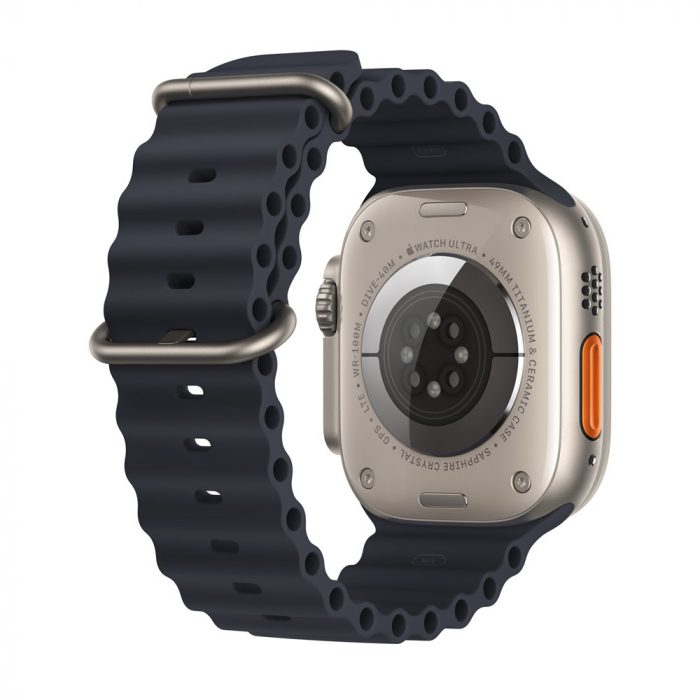 Curea pentru Apple Watch 1 / 2 / 3 / 4 / 5 / 6 / 7 / 8 / SE / SE 2 / Utra / Ultra 2 (42 mm / 44 mm / 45 mm / 49 mm) - Black [2]
