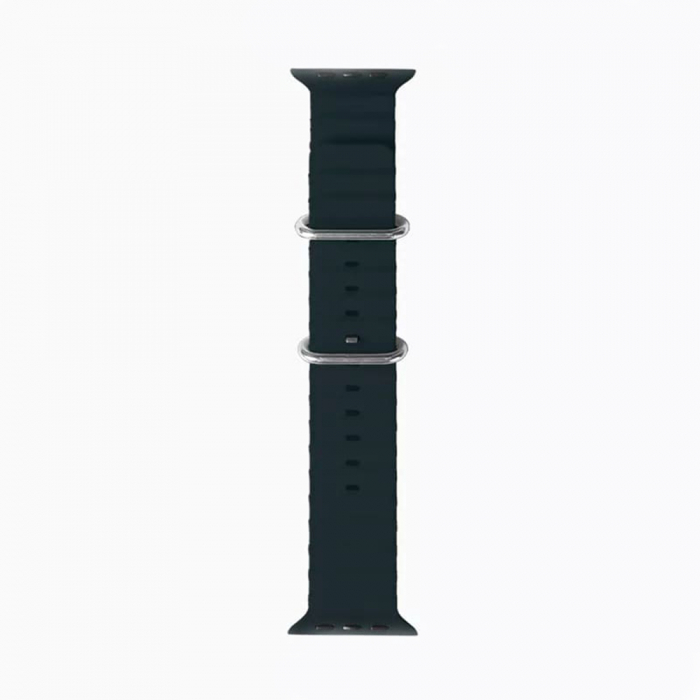 Curea pentru Apple Watch 1 / 2 / 3 / 4 / 5 / 6 / 7 / 8 / SE / SE 2 / Utra / Ultra 2 (42 mm / 44 mm / 45 mm / 49 mm) - Black [5]