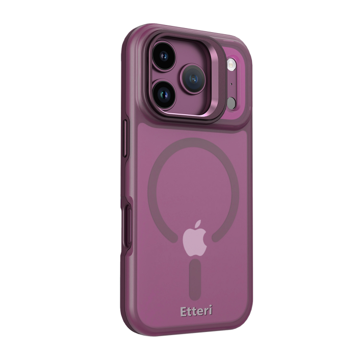 Etteri Morning Fog case for iPhone 17 Pro Max / 18 Pro Max dark cherry [2]