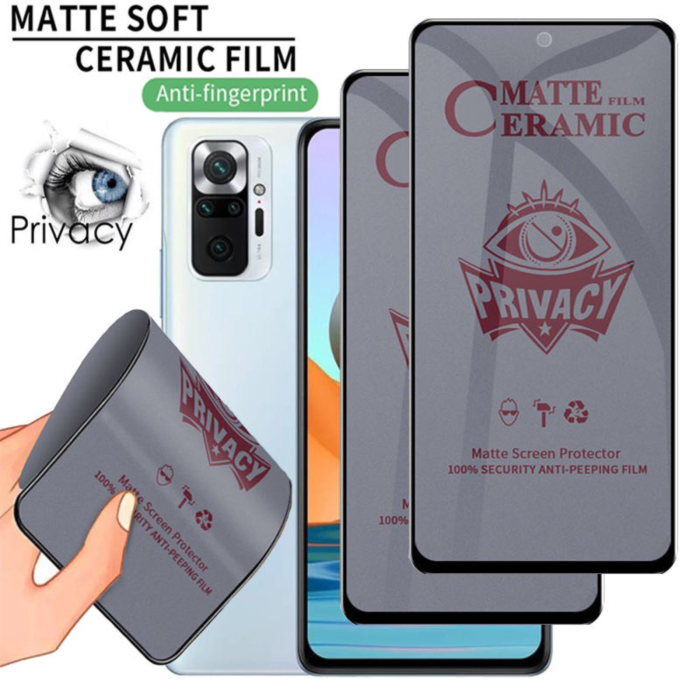 Folie Ceramica Mata Privacy pentru iPhone 14 Pro Max [9]