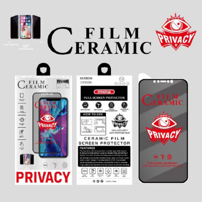 Folie Ceramica Mata Privacy pentru iPhone 14 Pro Max [10]