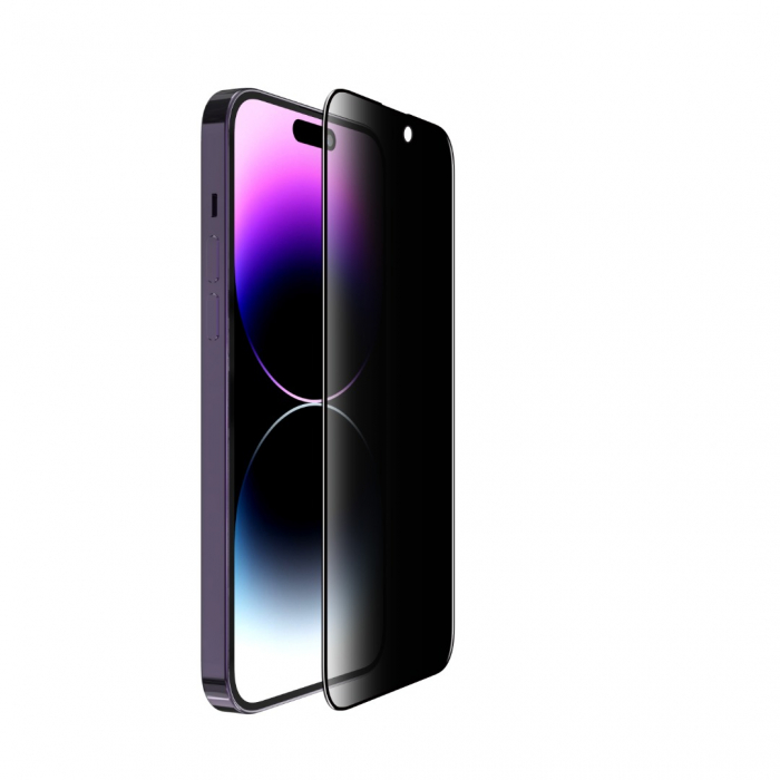 Folie de Sticla Privacy si Kit de Aplicare pentru iPhone 13 Pro Max/ 14 Plus [7]