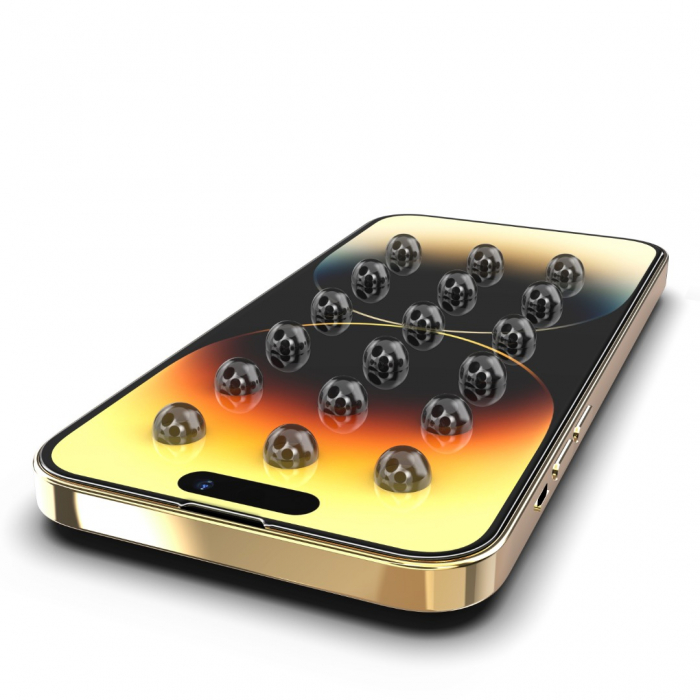 Folie de Sticla Transparenta si Kit de Aplicare pentru iPhone 13 Pro Max/ 14 Plus [9]