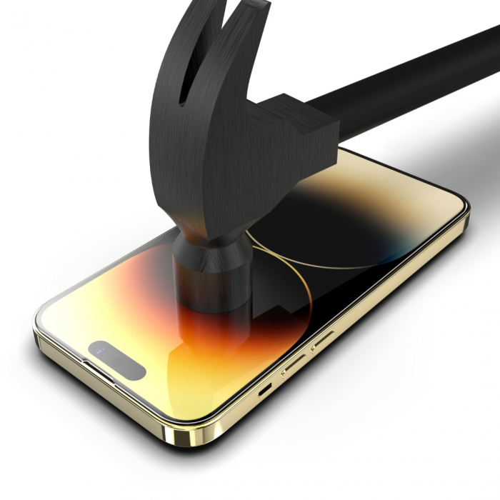 Folie de Sticla Transparenta si Kit de Aplicare pentru iPhone 13 Pro Max/ 14 Plus [7]