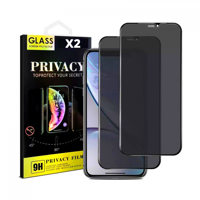 Pachet Folie Privacy X2 pentru iPhone 16 [1]