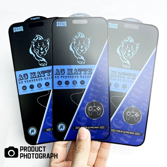 Folie Sticla HD AG Glass Mata pentru iPhone 16 Pro Max [8]
