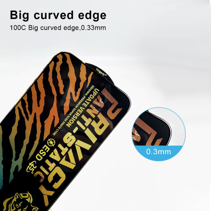 Folie Sticla Privacy AG Glass Glossy pentru iPhone 16 Pro Max [7]