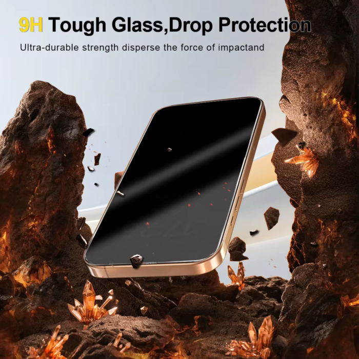 Folie Sticla Privacy AG Glass Mata pentru iPhone 13/ 13 Pro/ 14/ 16e/ 17e [4]