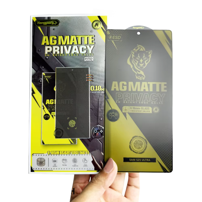 Folie Sticla Privacy AG Glass Mata pentru Samsung Galaxy S26 Plus [3]