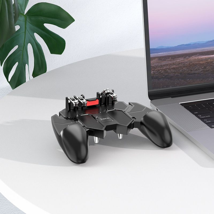 Game controller for phone Hoco GM7 six finger black [2]