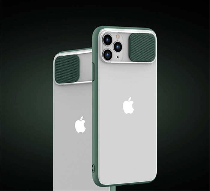 Husa cu protectie camera pentru Iphone 12 Pro Max Verde [2]
