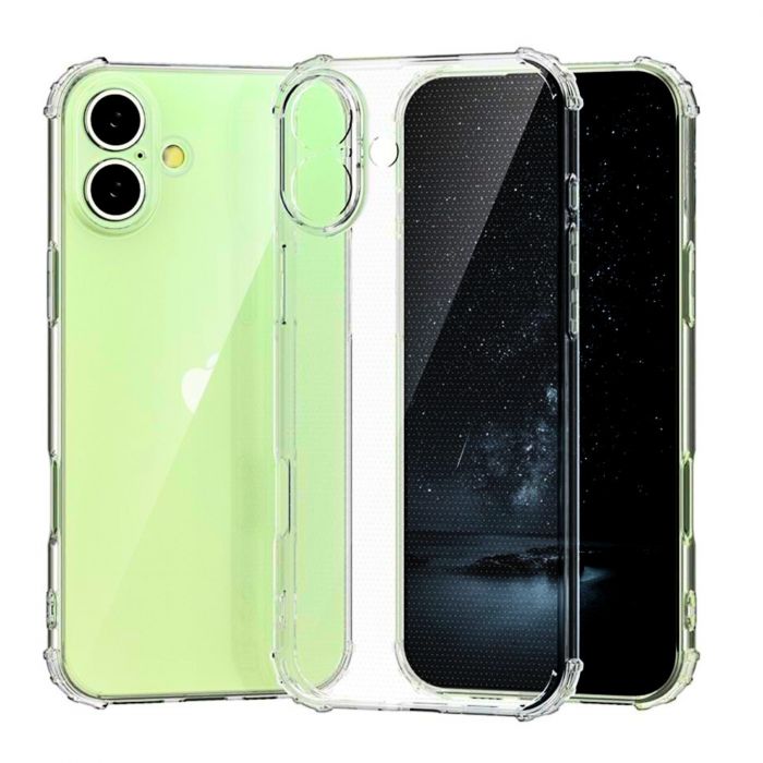 Husa Bumper Anti-Shock Transparenta Full Protection pentru Iphone 16 [2]