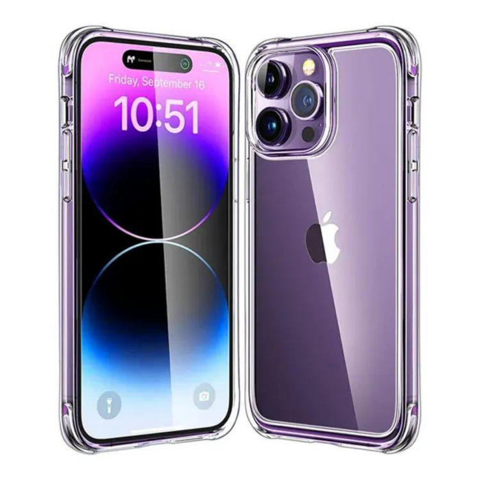 Husa iPhone 16, Bumper Anti-Shock Transparenta [1]