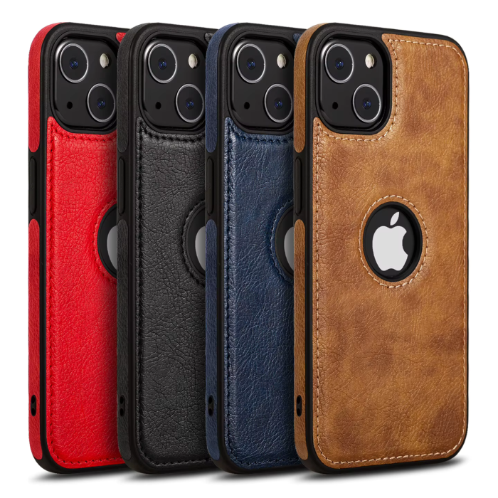 Husa Business din Piele pentru iPhone 13 / 14, Brown [5]