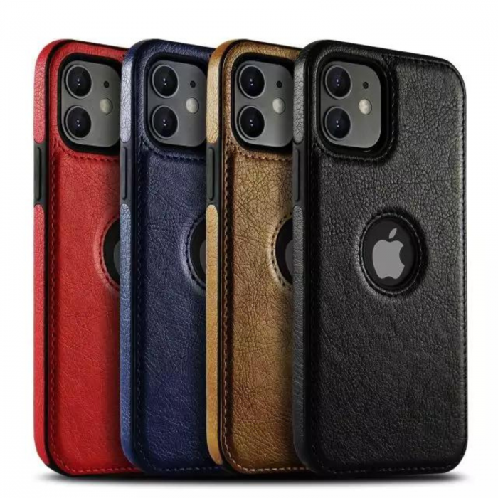 Husa Business din Piele pentru iPhone 13 / 14, Black [5]
