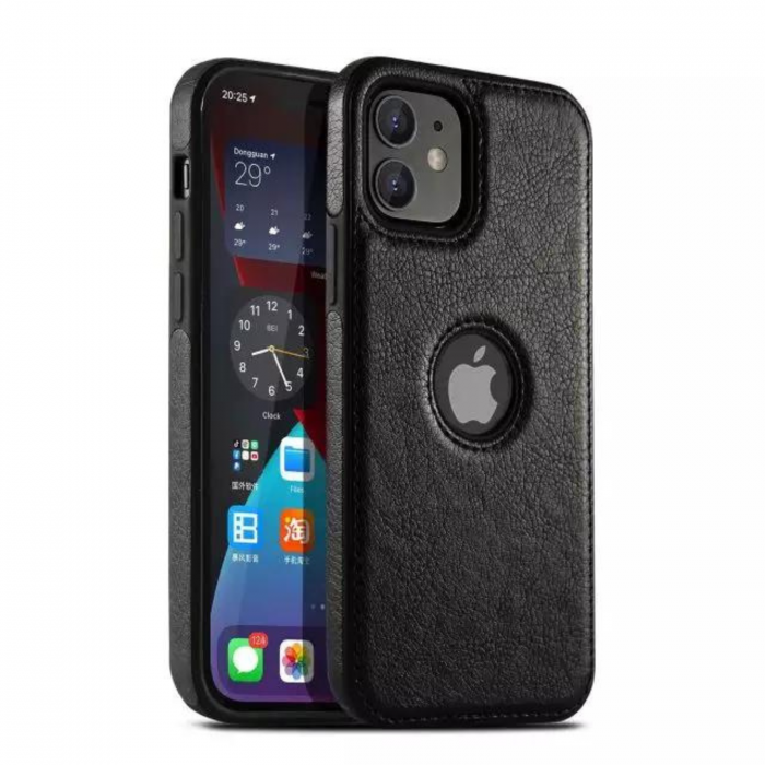 Husa Business din Piele pentru iPhone 13 / 14, Black [2]
