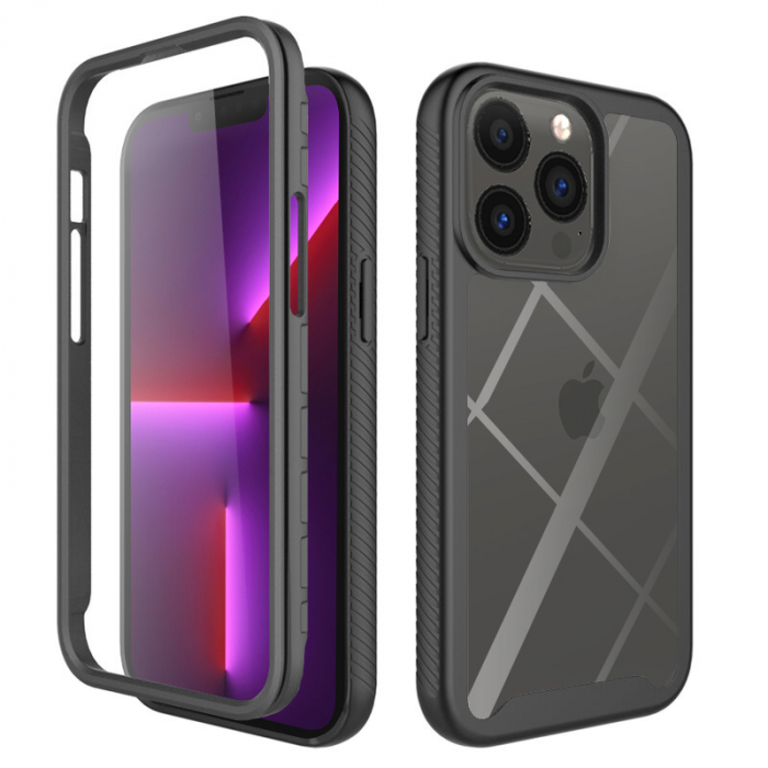 Husa Defense360 Pro + Screen Protector - iPhone 13 Pro - Black [1]