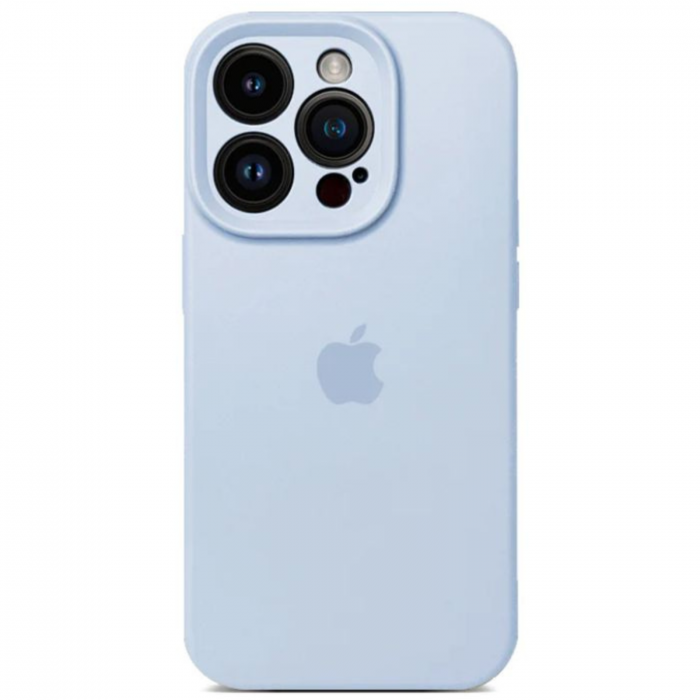 Husa pentru iPhone 16 Pro, Silicon cu Protectie Camera, Blue [1]