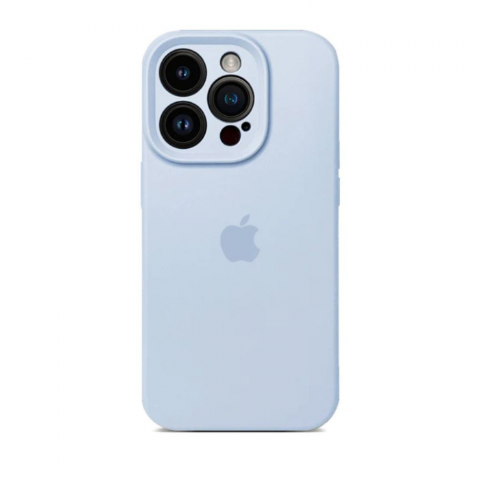 Husa din Silicon cu Protectie Camera pentru iPhone 15 Pro, Blue [1]