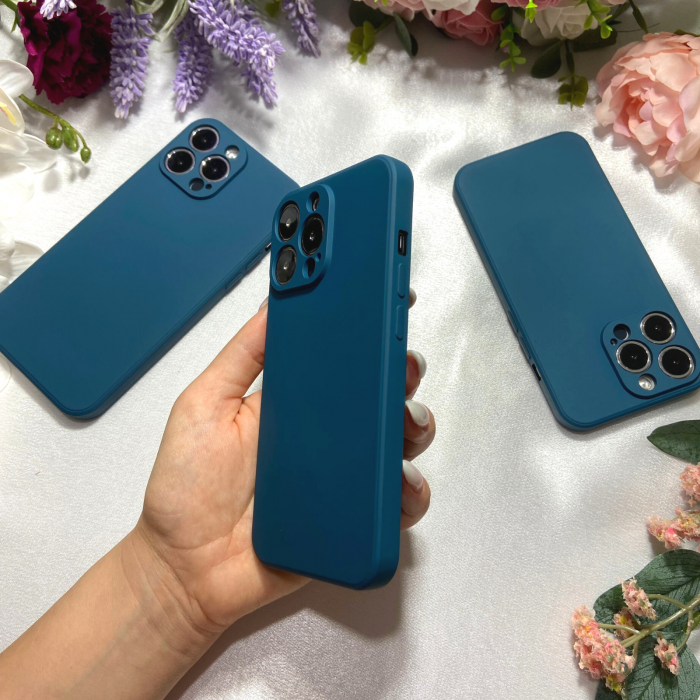 Husa din Silicon Full Protection pentru iPhone 11 Pro, Navi-Blue [2]