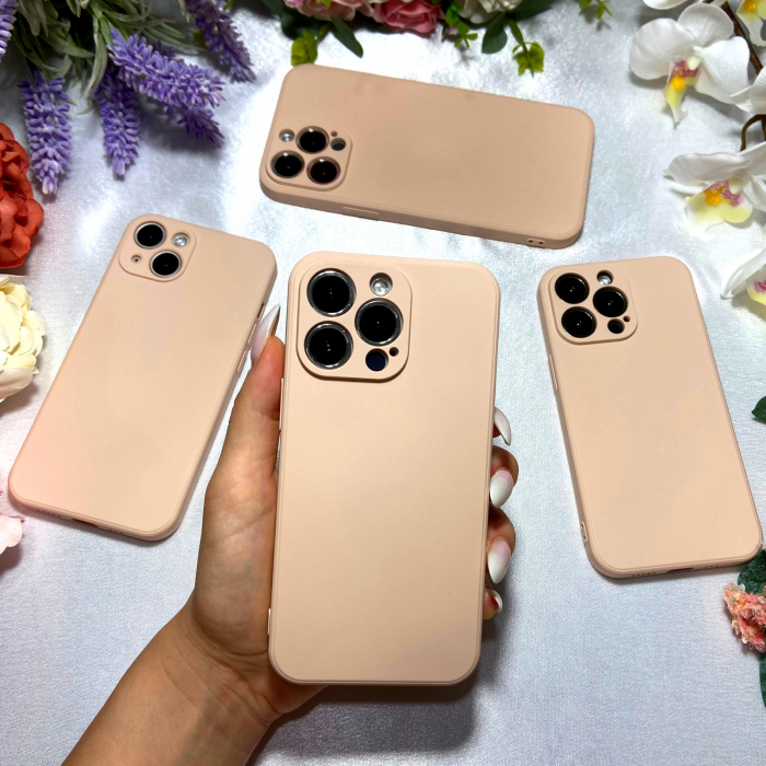 Husa din Silicon Full Protection pentru iPhone 12 Pro, Pink [1]