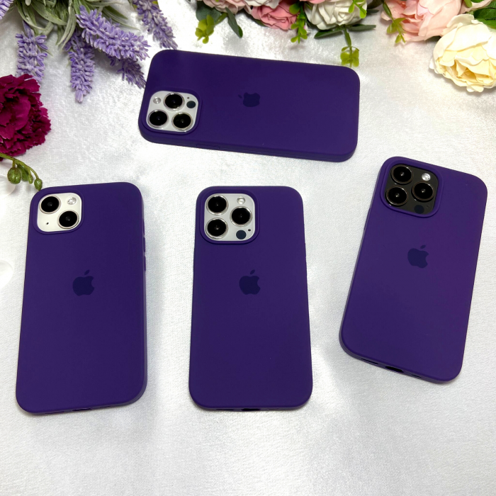 Husa din Silicon pentru iPhone 14 Plus, Mov [4]