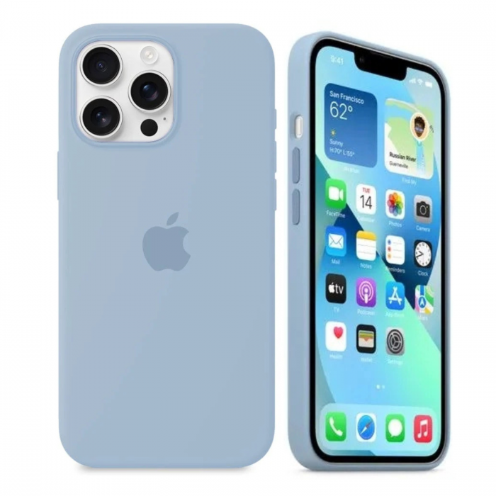 Husa din Silicon pentru iPhone 13 Pro Max Blue [3]