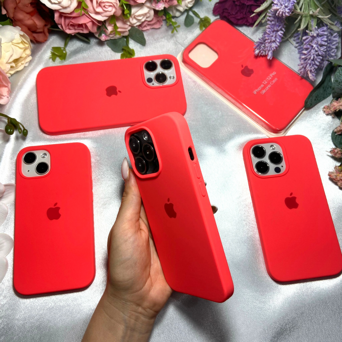 Husa din Silicon pentru iPhone 14 Plus, Coral [2]