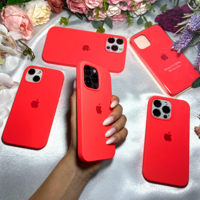 Husa din Silicon pentru iPhone 14 Plus, Coral [3]