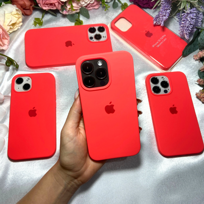 Husa din Silicon pentru iPhone 14 Pro, Coral [1]